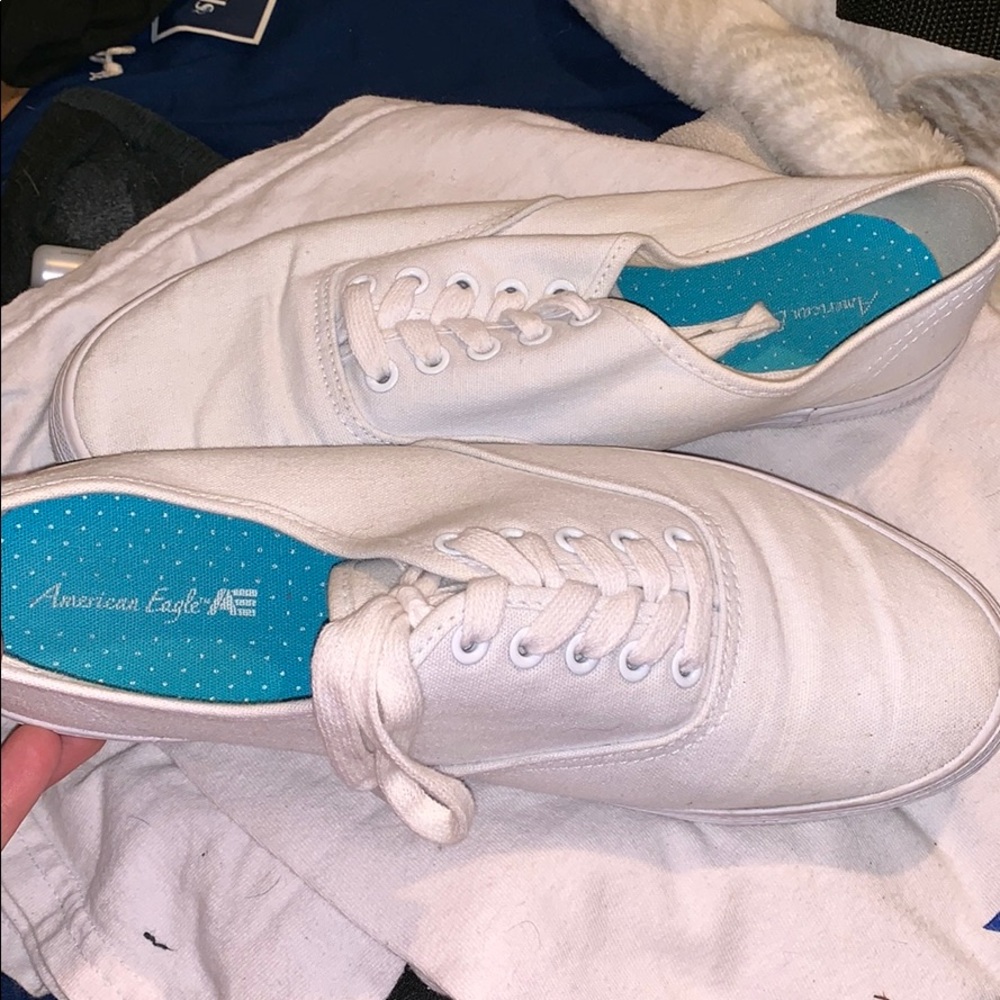 White sneakers